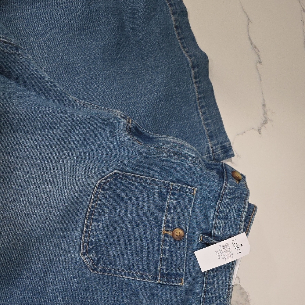 LOFT Blue Flare & Wide Leg Jeans